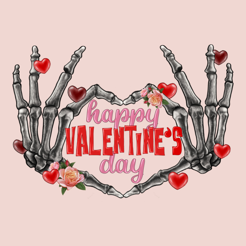 Happy Valentine's Day Skeleton Hands Premium Sweatshirt by FaDigitalArtStudio | Teevron
