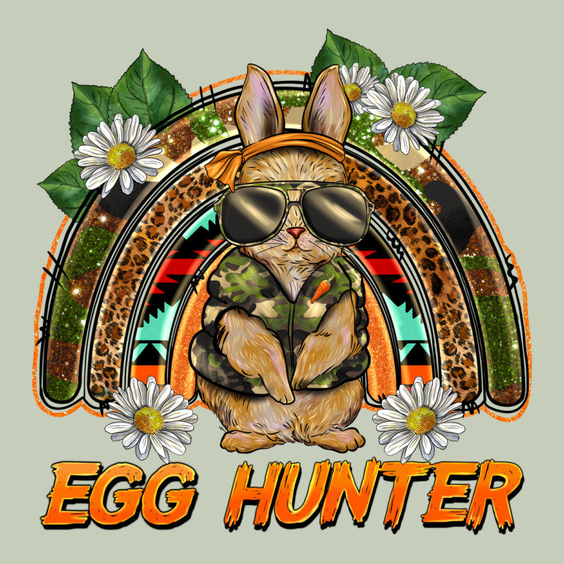 Easter Egg Hunter  Rabbit Rainbow Ladies Tee by BarkalooDesign | Teevron