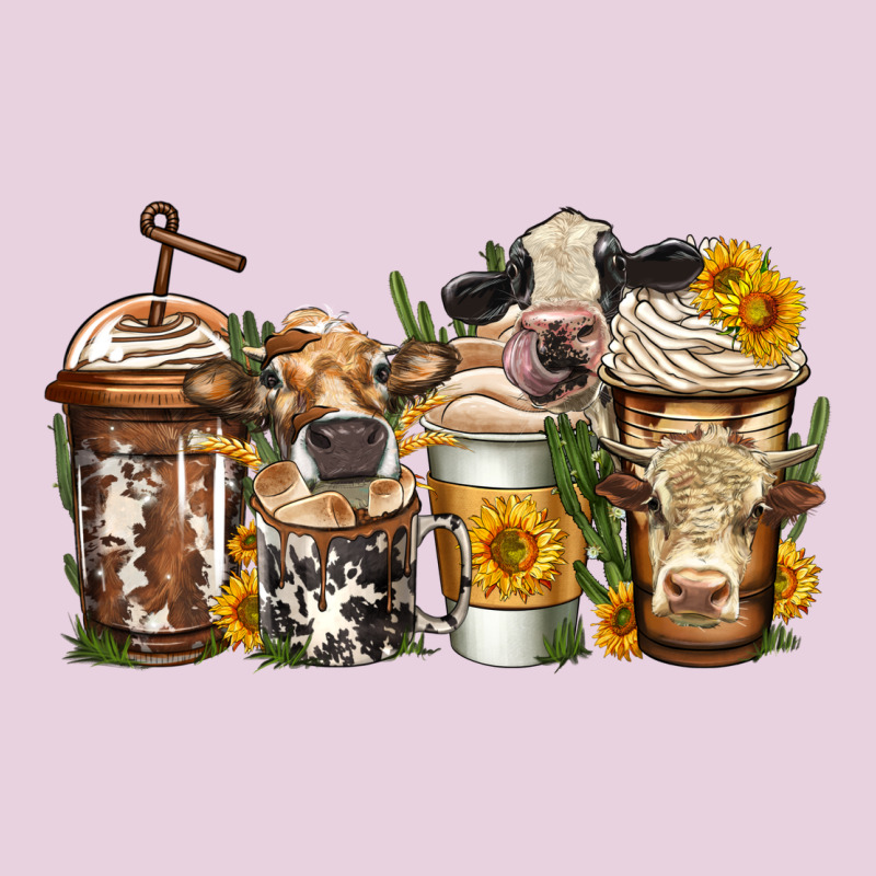 Cows Coffee Cups Ladies Tee by Jasminsmagicworld | Teevron