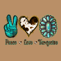Peace Love Turquoise Vintage Hoodie | Teevron