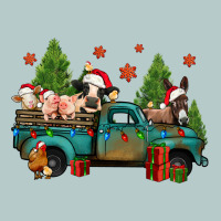 Christmas Farm Animals Truck Heavy Core Tee | Teevron