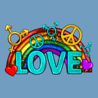 Western Lgbtq+ Love Rainbow Urban Heavy Tee | Teevron