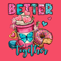 Better Together Donut And Coffee Valentines Day Premium Sweatshirt | Teevron