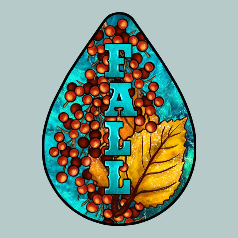 Fall Teardrop Heavy Core Tee by LillyAllenDesigns | Teevron