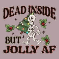 Dead Inside But Jolly Af Vintage Hoodie | Teevron