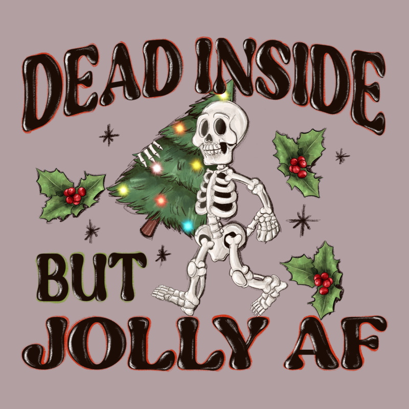 Dead Inside But Jolly Af Vintage Hoodie by MaliasSmallBusiness | Teevron