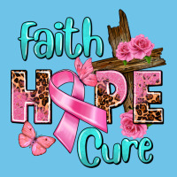 Faith Hope Cure Breast Cancer Premium Sweatshirt | Teevron
