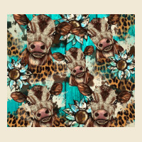Western Cowhide Sunflower Baby Cow Premium Tee | Teevron