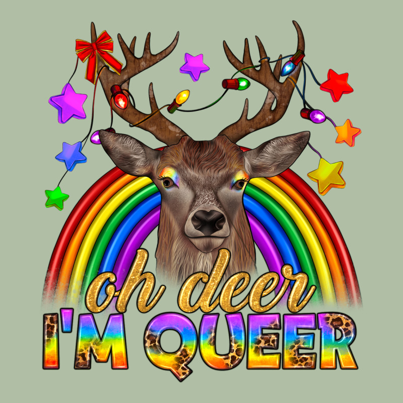 Lgbtq+ Oh Deer I'm Queer Urban Heavy Tee by BundleAndBundleShop | Teevron