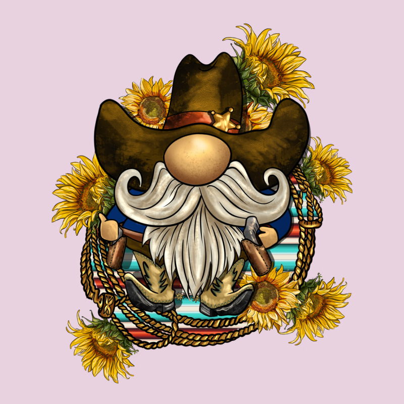Cowboy Gnome Sunflower Rope Ladies Tee by BarkalooDesign | Teevron