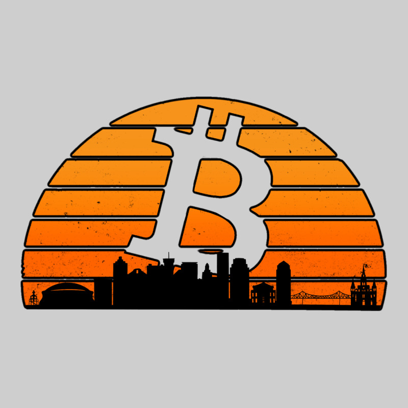 Bitcoin New Orleans Retro Sunset Premium Tee by Jasminsmagicworld | Teevron