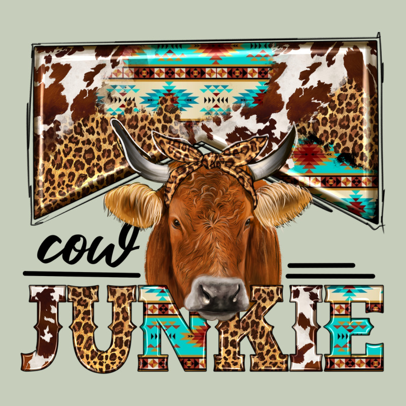 Cow Junkie Ladies Tee by NancyCooperArtShop | Teevron