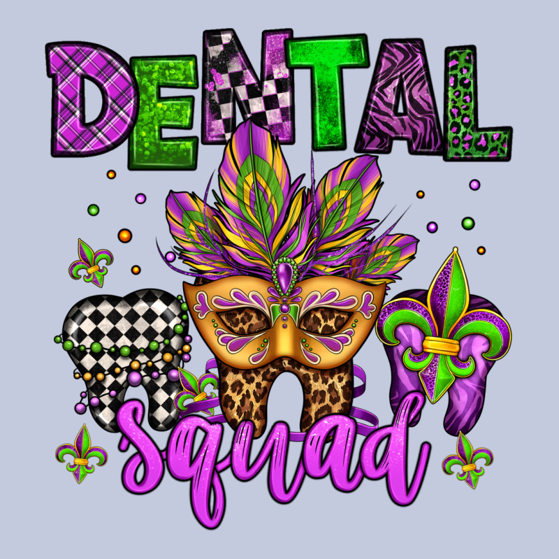 Dental Squad Mardi Gras Teeth Long Sleeve Tee by Jasminsmagicworld | Teevron