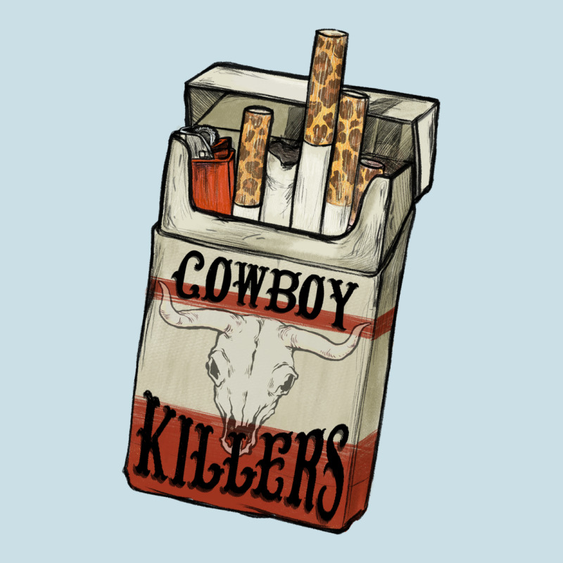 Cowboy Killers Cigarette Package Ladies Tee by NancyCooperArtShop | Teevron