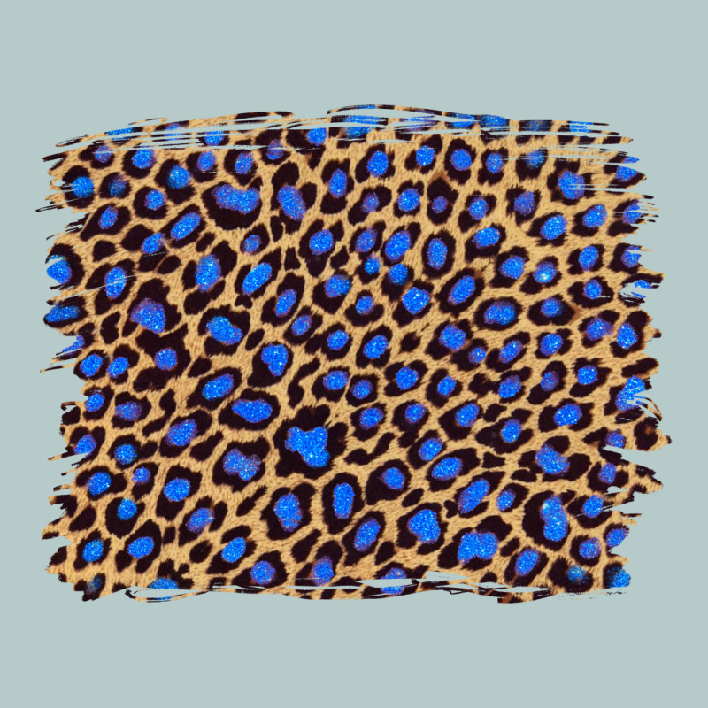 Leopard With Navy Blue Glitter Heavy Core Tee by Artiststas | Teevron