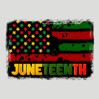 Juneteenth American Flag Zipper Hoodie | Teevron