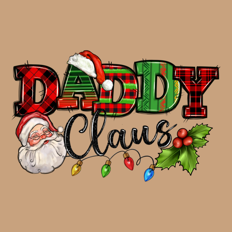 Daddy Claus Santa Christmas Lights And Holly Vintage Tee by NancyCooperArtShop | Teevron