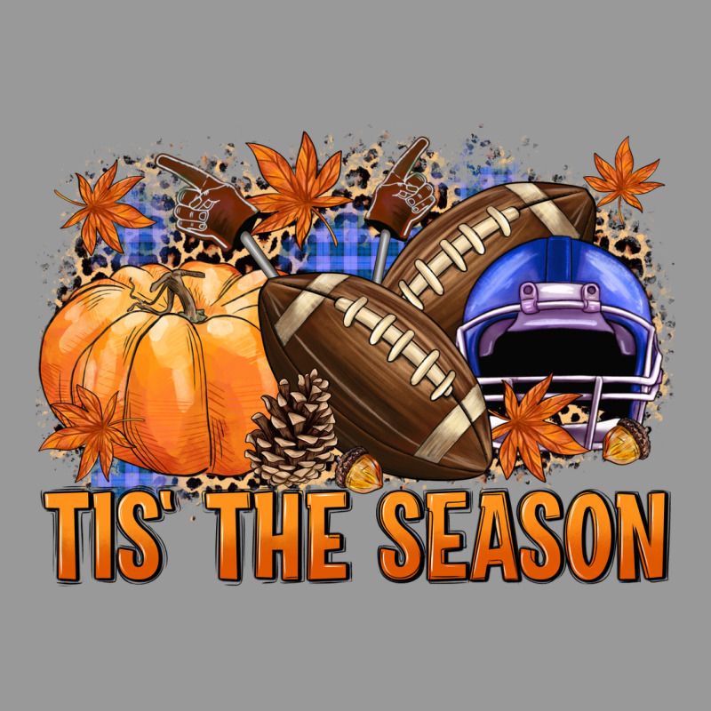 Tis The Season Football Vintage Hoodie by NancyCooperArtShop | Teevron