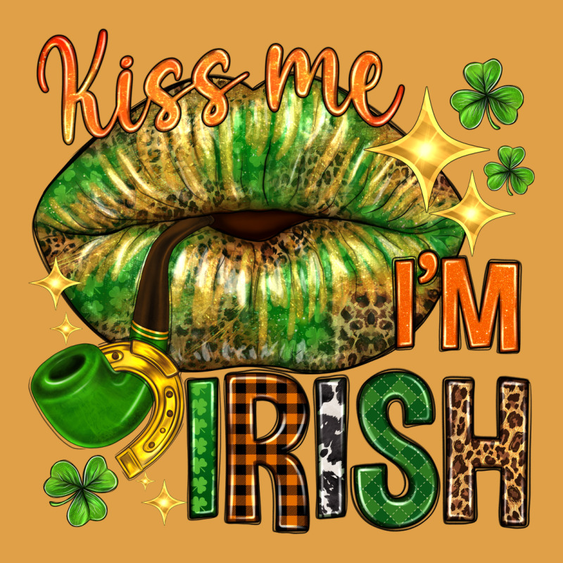 St. Patrick's Kiss Me I'm Irish With Lip Premium Hoodie by HowdyJamesFarm | Teevron