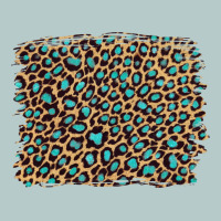 Leopard With Turquoise Glitter Heavy Core Tee | Teevron