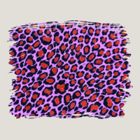 Lilac Leopard With Red Glitter Heavy Core Tee | Teevron