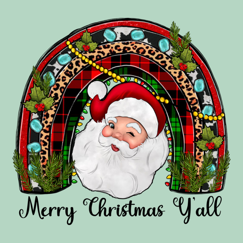 Merry Christmas Y'all Rainbow Classic Tee by JahusDesignShop | Teevron