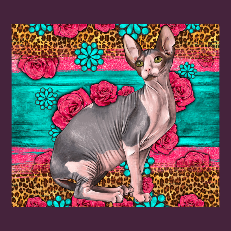Pink Glitter And Roses Sphynx Cat Premium Tee by LillyAllenDesigns | Teevron