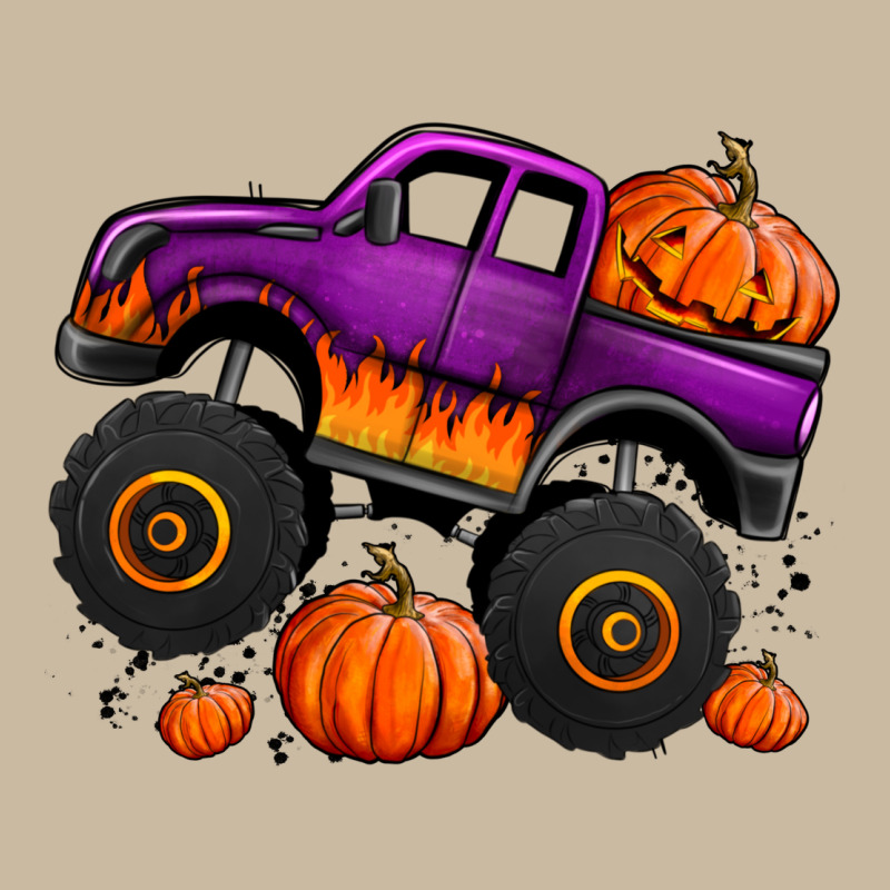 Halloween Jack O Lantern Monster Truck Long Sleeve Tee by Jasminsmagicworld | Teevron