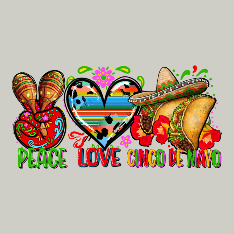 Peace Love Cinco De Mayo Heavyweight Hoodie by FaDigitalArtStudio | Teevron