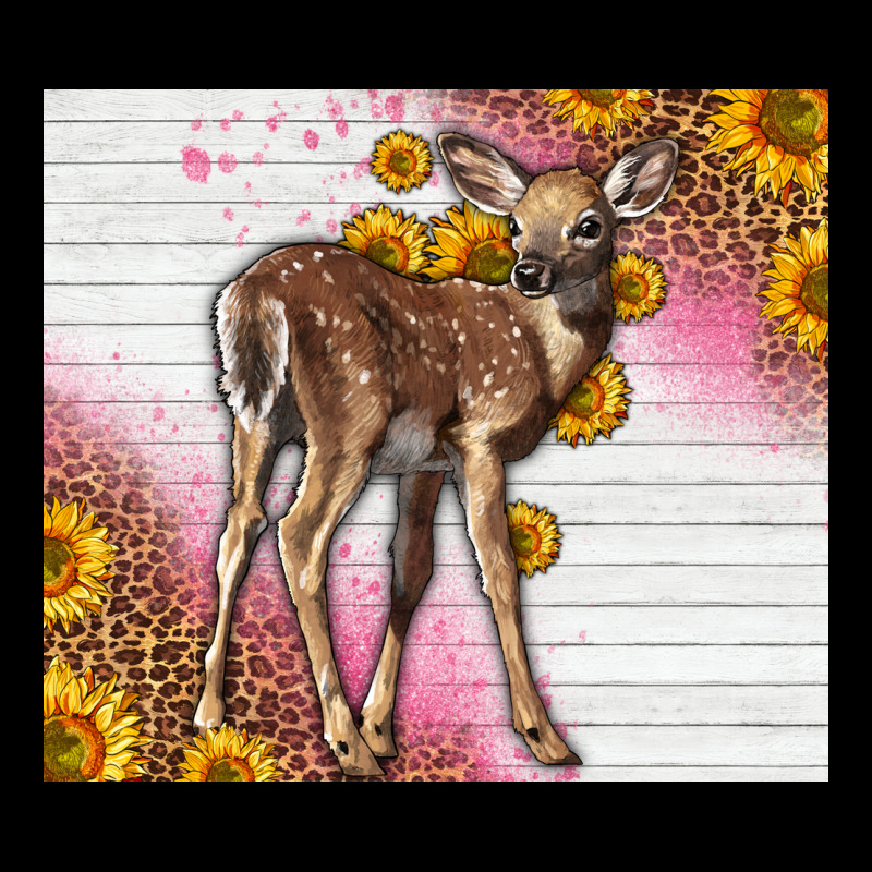 Western Cute Baby Deer Fawn Premium Tee by LillyAllenDesigns | Teevron