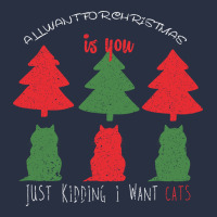 All Want For Christmas Is You Just Kidding I Want Cats Heavyweight Sweatshirt | Teevron
