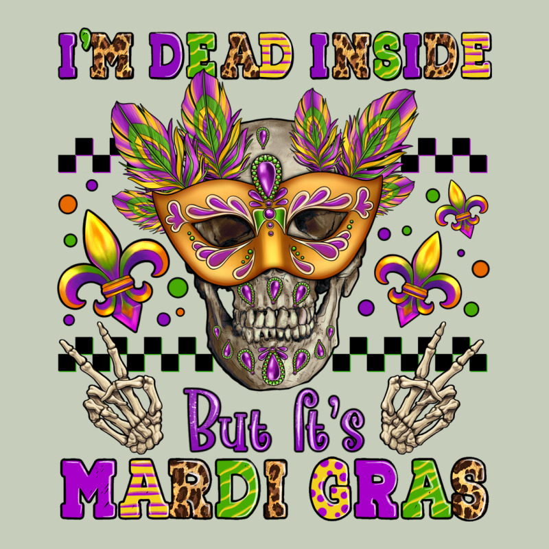 I'm Dead Inside But It's Mardi Gras Ladies Tee by Jasminsmagicworld | Teevron