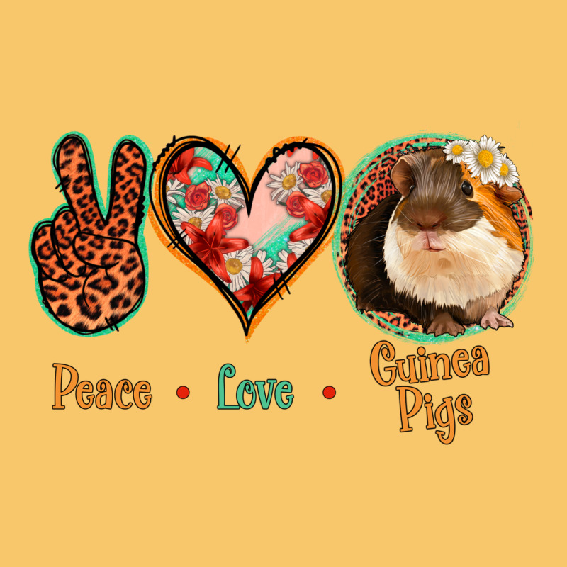 Peace Love Guinea Pigs Vintage Hoodie by Jasminsmagicworld | Teevron