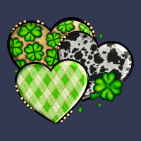 St. Patrick's Day Cowhide Hearts Heavyweight Hoodie | Teevron