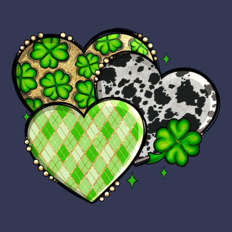 St. Patrick's Day Cowhide Hearts Heavyweight Hoodie by OliviaCreatesArt | Teevron