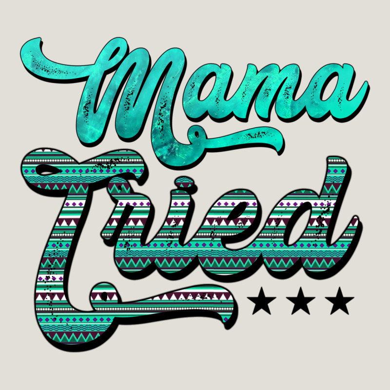 Mama Tried Aztec Turquoise Heavy Core Tee by AdoDesignShop | Teevron