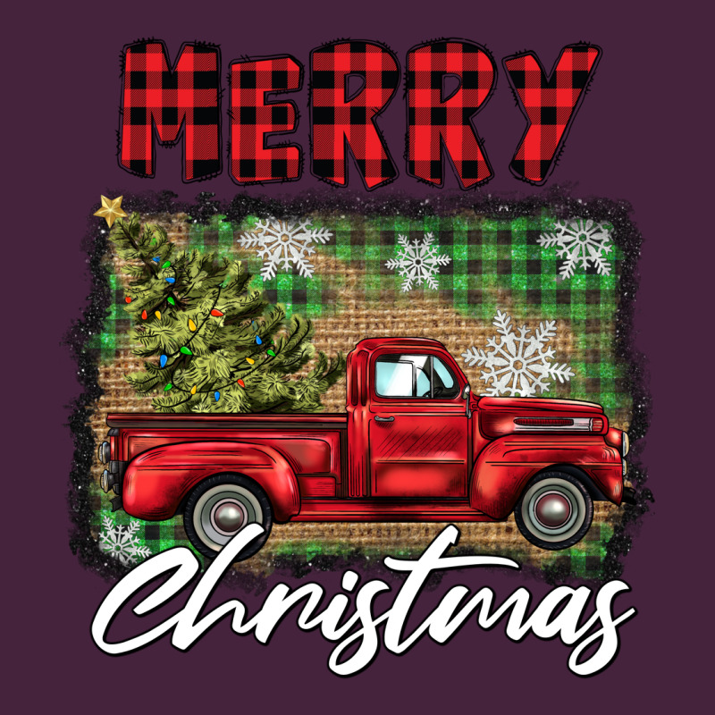 Merry Christmas Truck Premium Tee by BarkalooDesign | Teevron