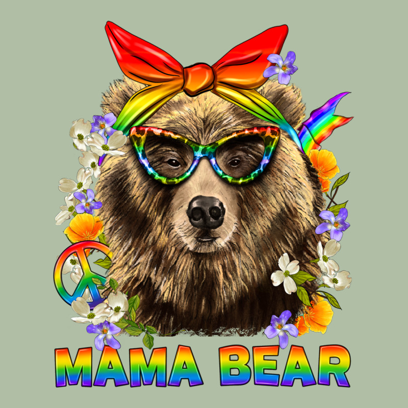 Mama Bear Pride Lgbtq+ Urban Heavy Tee by BundleAndBundleShop | Teevron