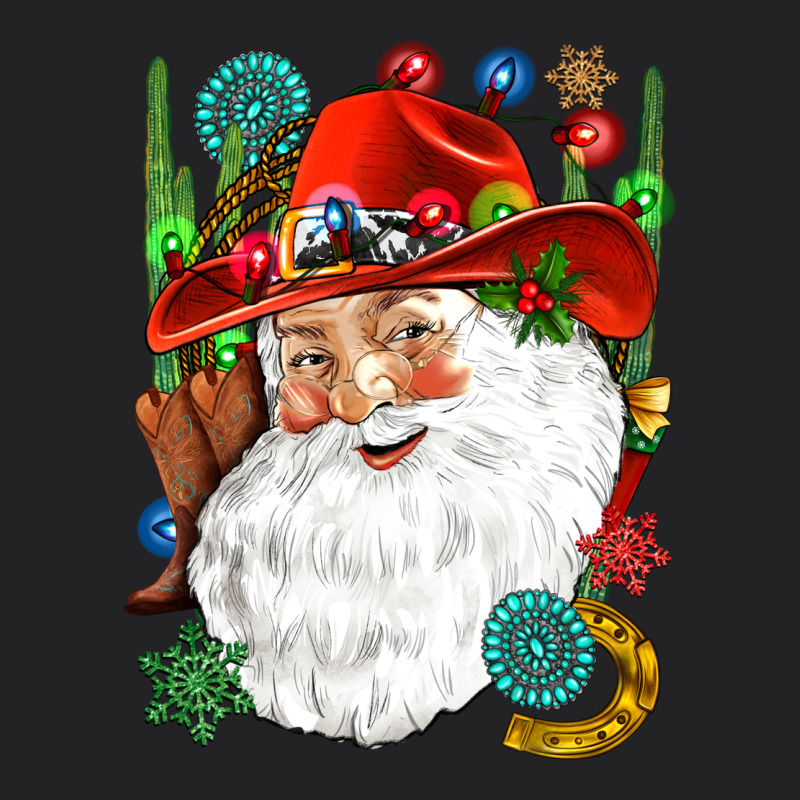Cowboy Santa Vintage Tee by NancyCooperArtShop | Teevron