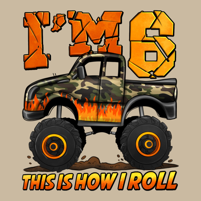 I'm Six This Is How I Roll Monster Truck Birthday Long Sleeve Tee by Jasminsmagicworld | Teevron