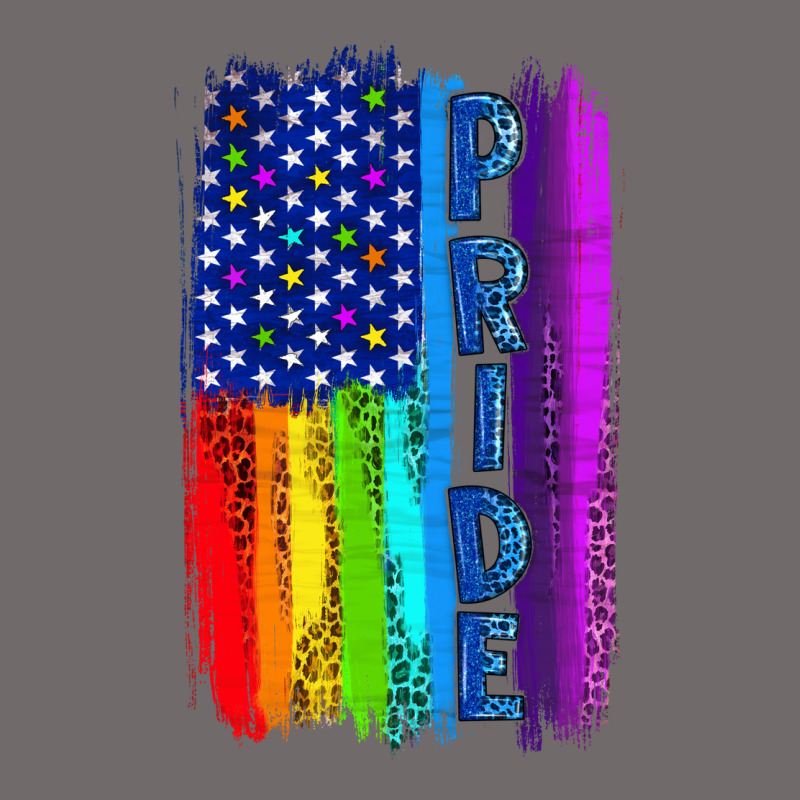 Pride Lgbtq+ American Flag Urban Heavy Tee by BundleAndBundleShop | Teevron