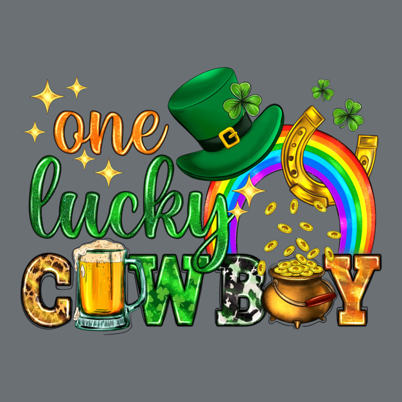 One Lucky Cowboy St. Patricks Day Premium Hoodie by HowdyJamesFarm | Teevron