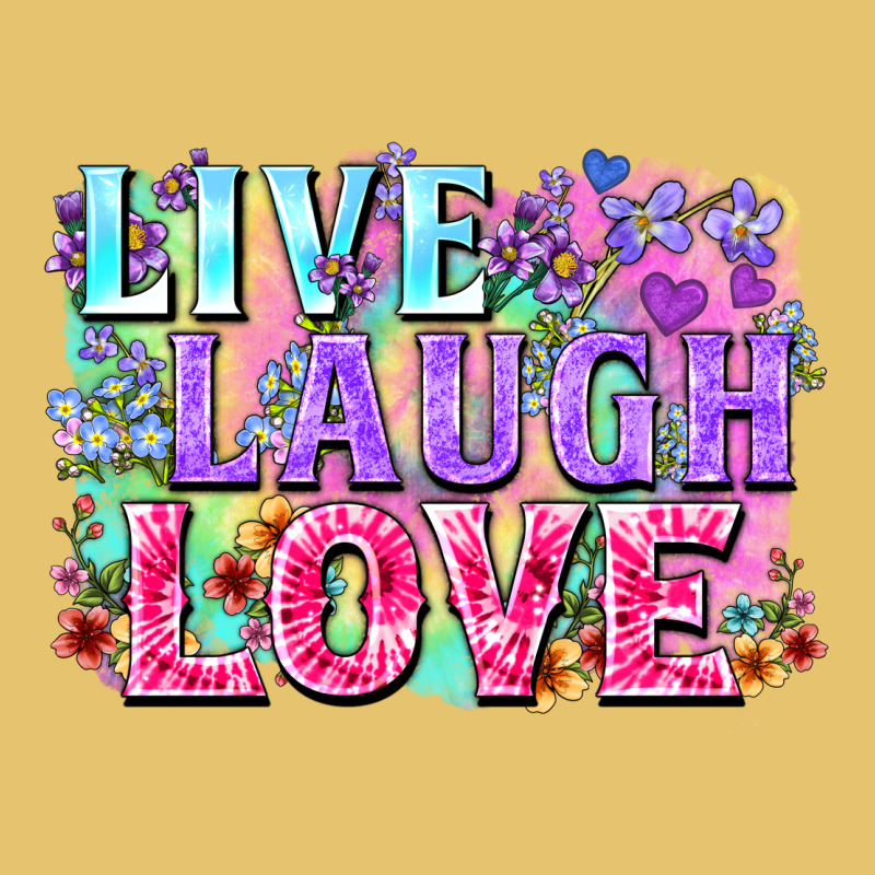 Live Laugh Love Hippie Valentine's Day Premium Sweatshirt by FaDigitalArtStudio | Teevron