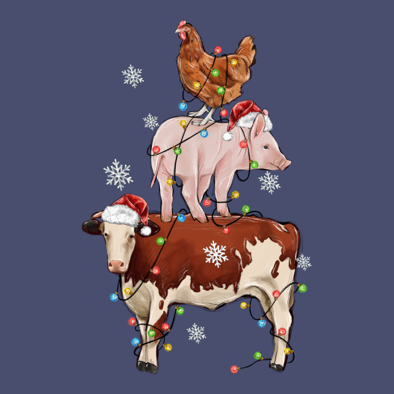 Merry Christmas Farm Animals Vintage Tee by MaliasSmallBusiness | Teevron
