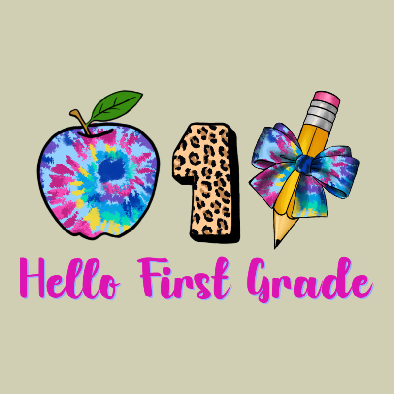 Hello First Grade Tie Dye 3200x2400 Heavy Core Tee by AdoDesignShop | Teevron