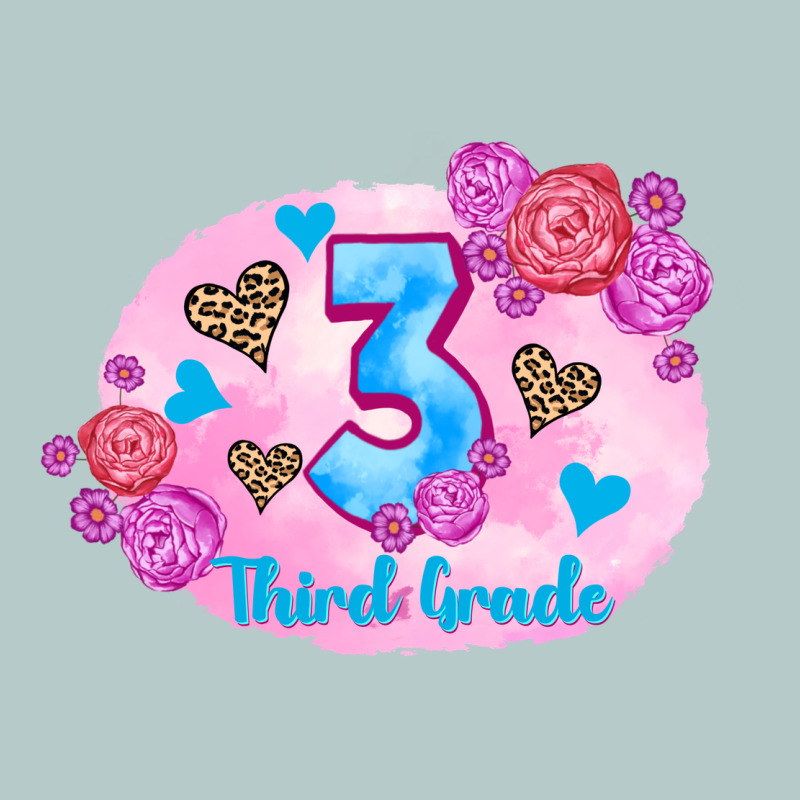 Back To School Flowers Third Grade 3200x2400 Heavy Core Tee by AdoDesignShop | Teevron