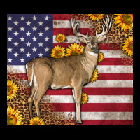 Western American Flag And Deer Premium Tee | Teevron