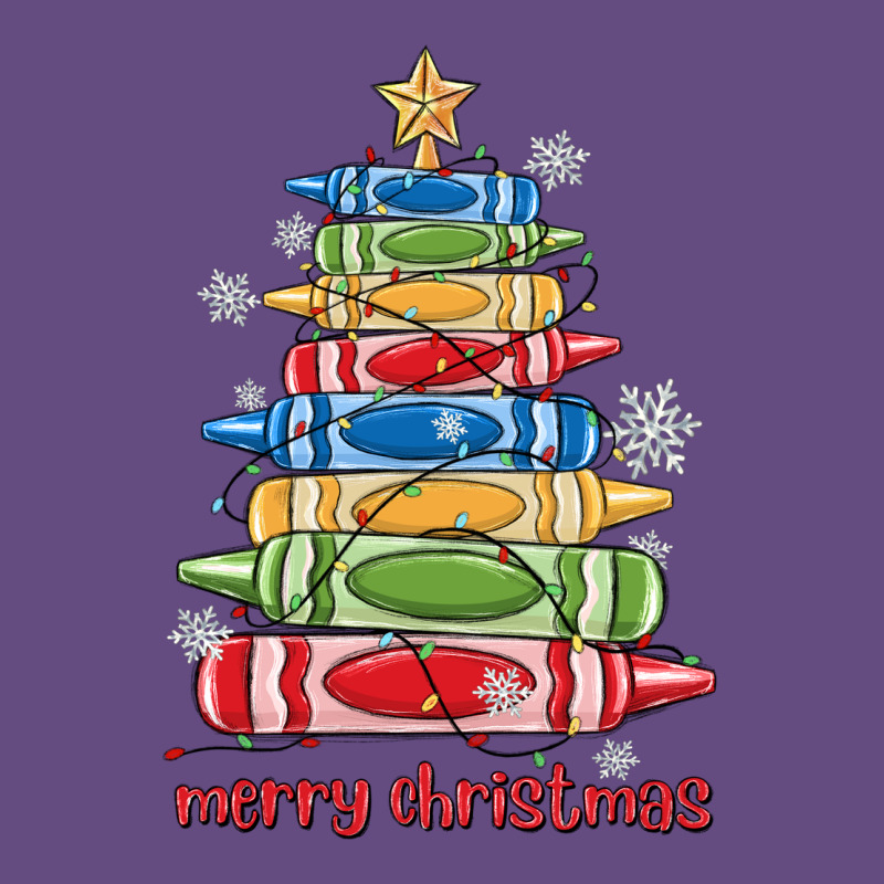 Crayons Tree Christmas Vintage Hoodie by MaliasSmallBusiness | Teevron