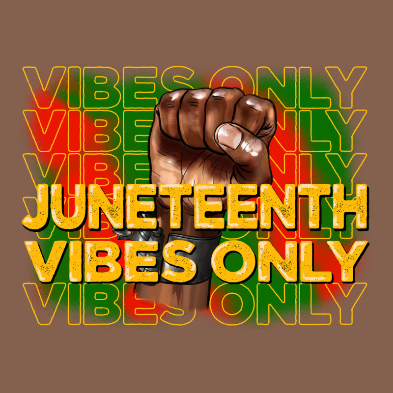Juneteenth Vibes Only Zipper Hoodie by CowGirlArtShop | Teevron