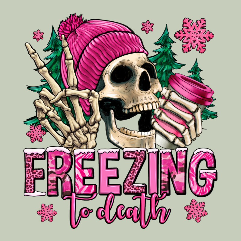 Freezing To Death Winter Skull Ladies Tee by Jasminsmagicworld | Teevron
